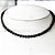 Colar Longo 65cm Pedra Obsidiana Preta Bolinha 6mm com Fecho - Imagem 1