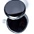 Espelho Negro Disco Redondo Pedra Obsidiana Negra 10 a 12 cm - Imagem 2