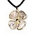 Colar Trevo 4 Folhas Cristal Turmalina Incrustada Dourado - Imagem 7