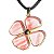Colar Trevo Cherry Rosa Trevinho da Sorte Montagem Dourado - Imagem 5
