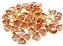 Colar Trevo Cherry Rosa Trevinho da Sorte Montagem Dourado - Imagem 2