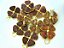 Colar Trevo 4 Folhas Quartzo Cereja Pedra Natural Dourado - Imagem 2
