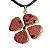 Colar Trevo Da Sorte Obsidiana Mahogany Pedra Natural - Imagem 3