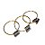 Bracelete de Selenita Ajustável Dourado Reff BS4241 - Imagem 3