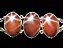 Bracelete 3 Pedras Do Sol Cabochão Dourado - Imagem 1