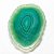 Pop Socket Agata Verde Suporte Celular Sem Envolto Dourado - Imagem 2