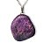 01 Pingente Nlux Pedrinha Purpurita Natural Montagem Pino Prata 950 - Imagem 10