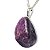 01 Pingente Nlux Pedrinha Purpurita Natural Montagem Pino Prata 950 - Imagem 5