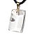 Colar Retangular Liso Quartzo Cristal Montagem Pino Dourado - Imagem 3