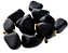 Colar Pedra Natural Onix Preto Mineral Pino Dourado - Imagem 3