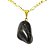 Colar Pedra Natural Onix Preto Mineral Pino Dourado - Imagem 4