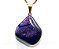 Colar Pedra Sintética Estrela Azul Rolado Pino Dourado - Imagem 1