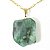 Colar Xisto e Esmeralda Mineral Natural Pino Dourado - Imagem 1
