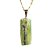 Colar Cianita Verde Canudo Pedra Natural Pino Dourado - Imagem 3