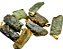 Colar Cianita Verde Canudo Pedra Natural Pino Dourado - Imagem 2
