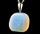 Colar Pedra Da Lua Opalina Mineral Pino Prateado - Imagem 3