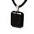 Colar Onix Preto Facetado Manual Pedra Natural Pino Prateado - Imagem 6