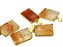 Colar Hematoide Amarelo Facetado Manual Garra Dourado - Imagem 2