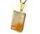 Colar Hematoide Amarelo Facetado Manual Garra Dourado - Imagem 1