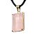 Colar Quartzo Rosa Facetado Manual Garra Dourado - Imagem 5