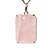01 Pingente Nlux Retangulo Facetado Quartzo Rosa Prata 950 Garra Reforçado - Imagem 5
