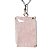 01 Pingente Nlux Retangulo Facetado Quartzo Rosa Prata 950 Garra Reforçado - Imagem 7