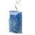 01 Pingente Nlux Gema Facetado Quartzo Azul Garra na Prata 950 - Imagem 3