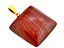 Colar Quadrado Liso Dolomita Vermelho Pino Dourado - Imagem 3