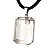 Colar Pedra Quartzo Cristal Facetado Manual Pino Prateado - Imagem 3