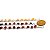 Pulseira Corrente Ágata Cornalina Natural Rolada Prateado - Imagem 6