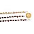 Pulseira Corrente Ágata Cornalina Natural Rolada Prateado - Imagem 7