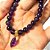 Pulseira Bolinha Ametista Amarração fio Pedra Natural - Imagem 2