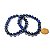 Pulseira Bolinha Pedra Olho de Tigre Azul 8mm Fio Silicone - Imagem 6