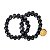 Pulseira Bolinha Pedra Labradorita 10mm Rolada Fio Silicone - Imagem 7