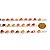Pulseira Margarida Agata Cornalina Natural Rolada Prateado - Imagem 9