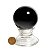 01 Esfera Obsidiana Negra Natural 6 a 7 cm 250 a 350g Tipo A - Imagem 3