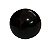 01 Esfera Obsidiana Negra Natural Pedra Lava Vulcânica 30mm - Imagem 1