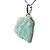 01 Pingente Nlux Pedrinha Larimar Fatiado Natural 15 a 25mm Prata 950 - Imagem 5