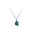 Colar Pedra Larimar Fatiado Natural 15 a 25mm Prata 950 - Imagem 4