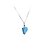 Colar Pedra Larimar Fatiado Natural 15 a 25mm Prata 950 - Imagem 3