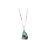 Colar Pedra Larimar Fatiado Natural 15 a 25mm Prata 950 - Imagem 5