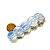 Pulseira Cabochão 20mm Pedra da Lua Opalina Fio Silicone - Imagem 7