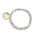 Pulseira Cabochão 20mm Pedra da Lua Opalina Fio Silicone - Imagem 3