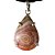 Colar Gota Pedra Rodocrosita Natural Garra Prata 950 - Imagem 2