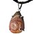 Colar Gota Pedra Rodocrosita Natural Garra Prata 950 - Imagem 1