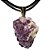 Colar Pedra Lepidolita Mica Bruto Natural Pino Dourado - Imagem 1