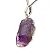 01 Pingente Nlux Pedrinha Fluorita Multicor Bruto Natural Pino Prata 950 - Imagem 3