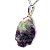 01 Pingente Nlux Pedrinha Fluorita Multicor Bruto Natural Pino Prata 950 - Imagem 9