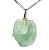 01 Pingente Nlux Pedrinha Fluorita Verde Bruto Natural Pino Prata 950 - Imagem 8