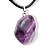 01 Pingente Nlux Pedrinha Fluorita Roxa Natural Com Pino Prata 950 - Imagem 5